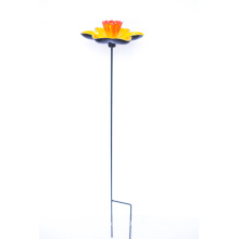 Cast Iron and Steel Flower Sytle Bird Feeder